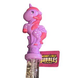 Unicorn Premium Bubble Wand Stick For Kids NEW Click Products Party Celebrate